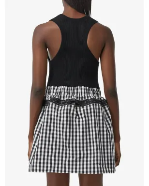 Burberry ギンガムループバックドレス - サムネイル4