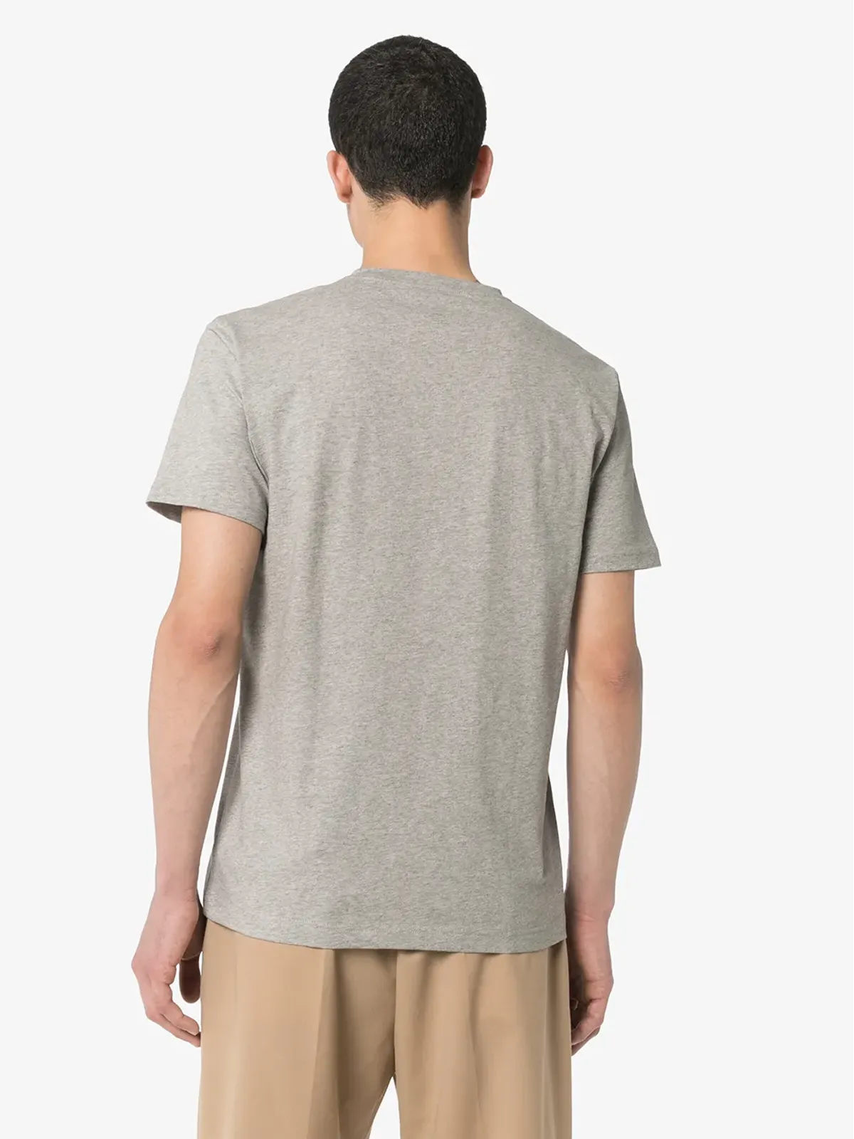 Sunspel リビエラ コットン Tシャツ グレー - 画像3