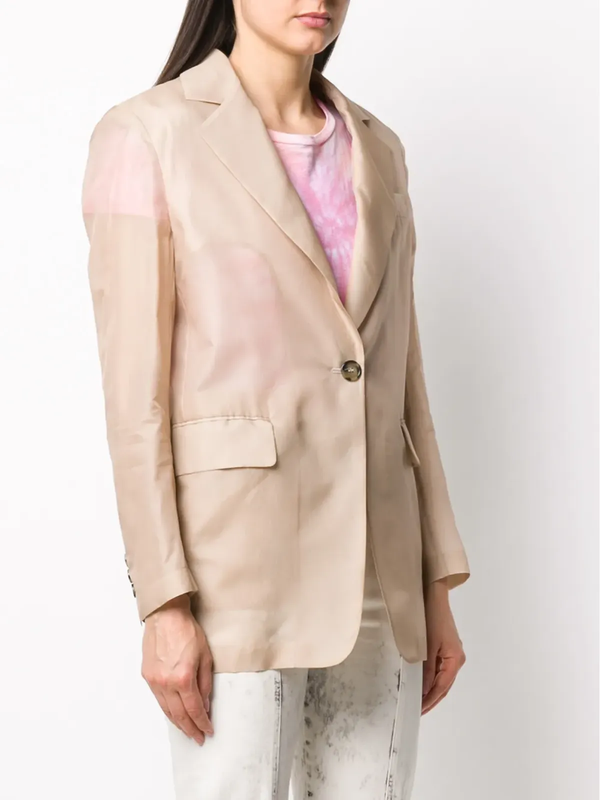 MSGM シングルブレスト ボックスジャケット - 画像3