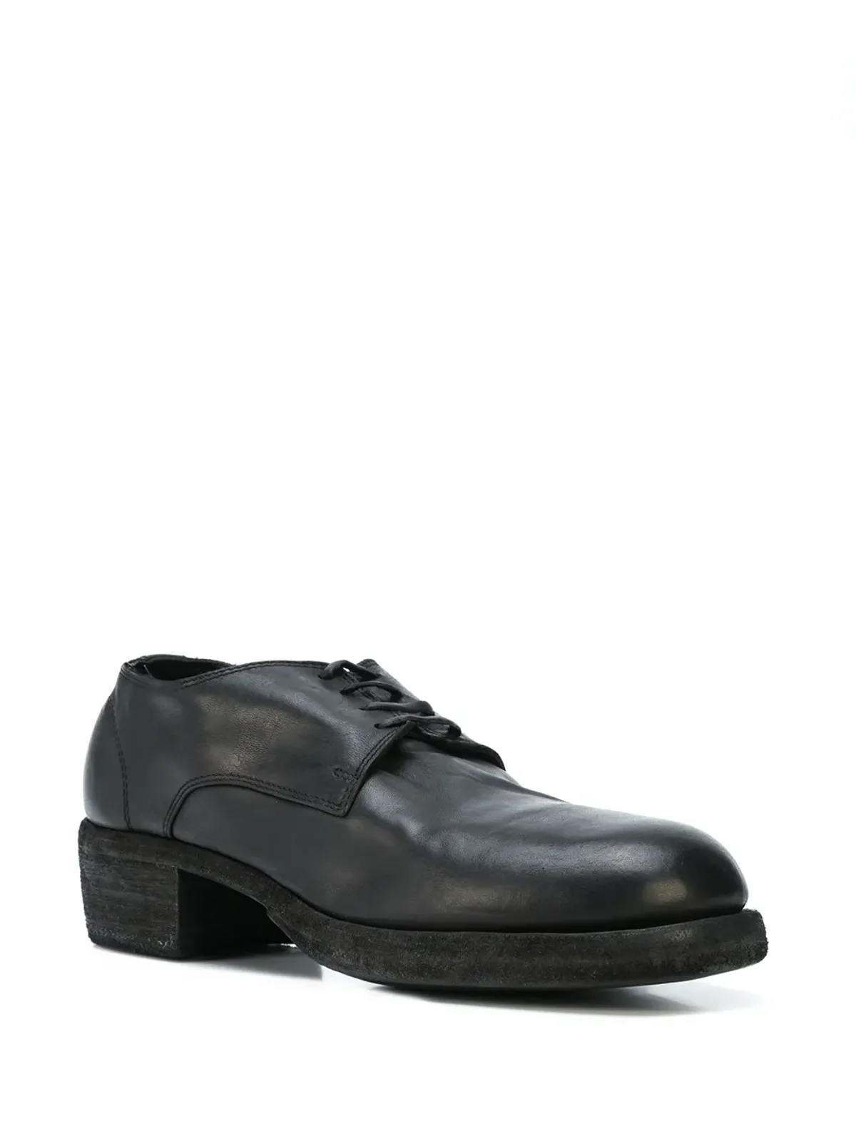 Guidi ラウンドトゥ レースアップ ダービーシューズ - 画像2