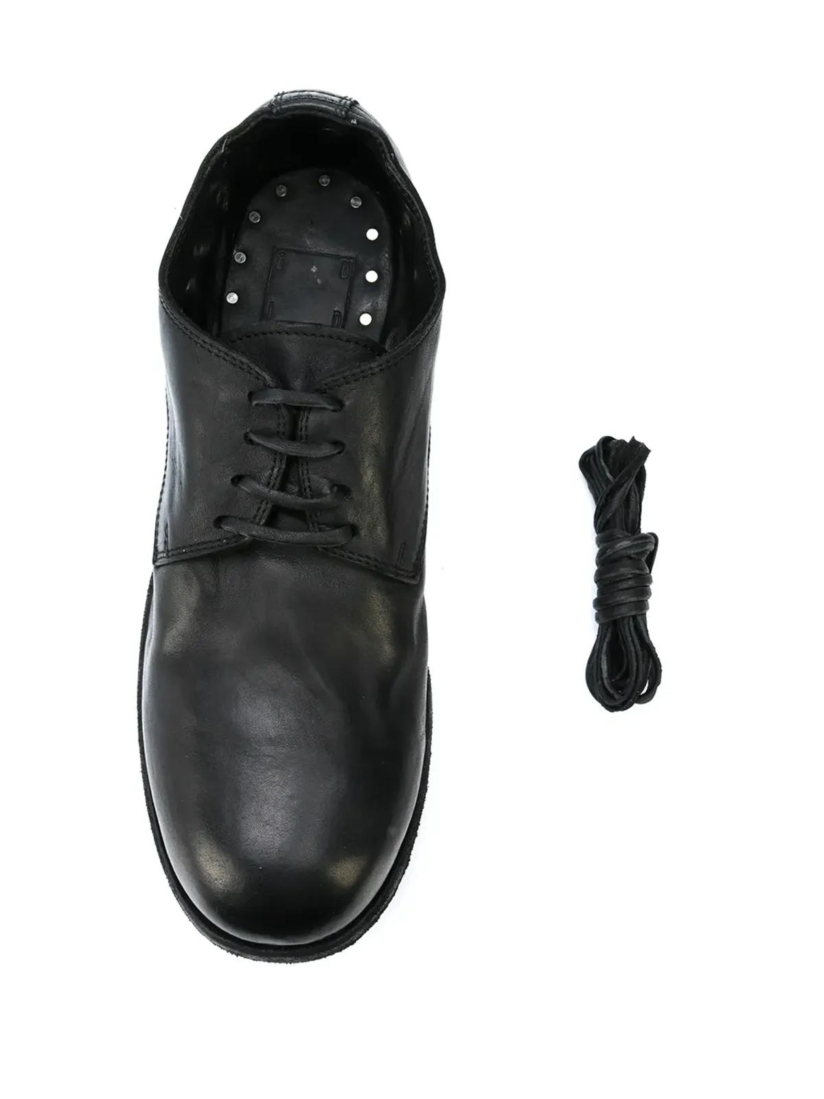 Guidi ラウンドトゥ レースアップ ダービーシューズ - 画像4