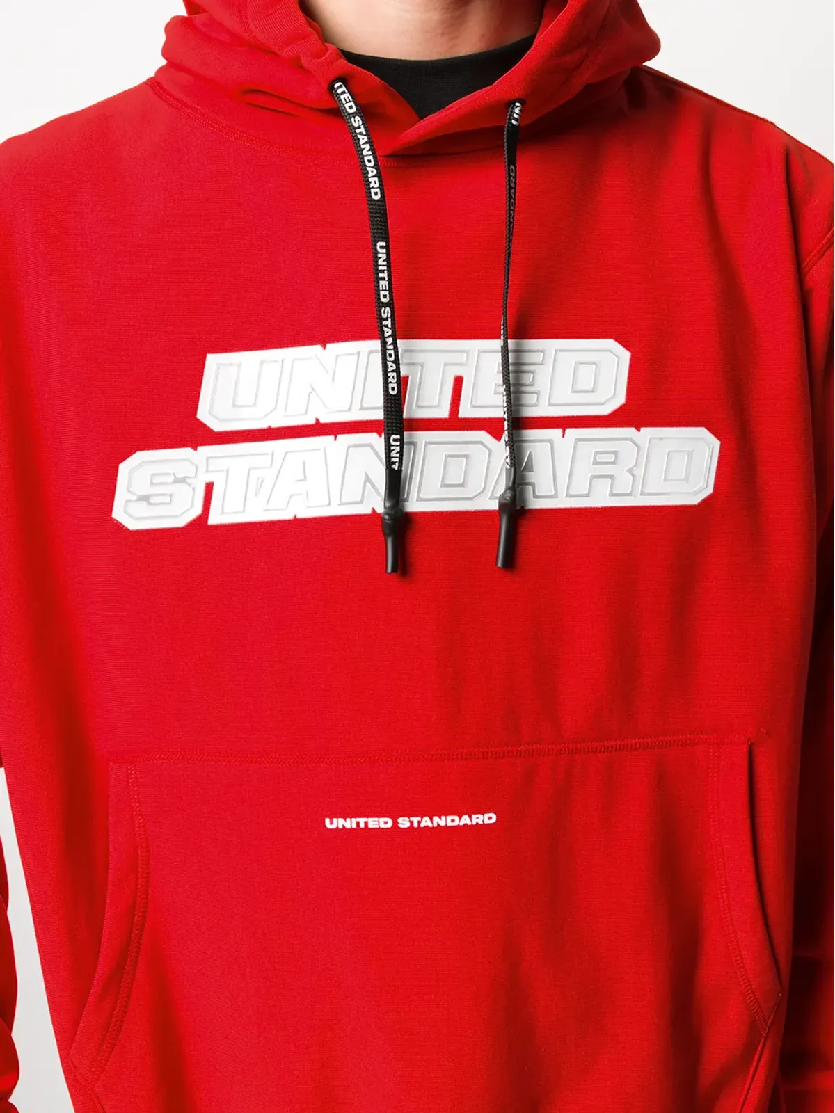 United Standard ドローストリング ロゴプリント パーカー - 画像5