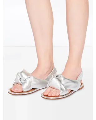 Miu Miu 結び目付きフラットサンダル - サムネイル5