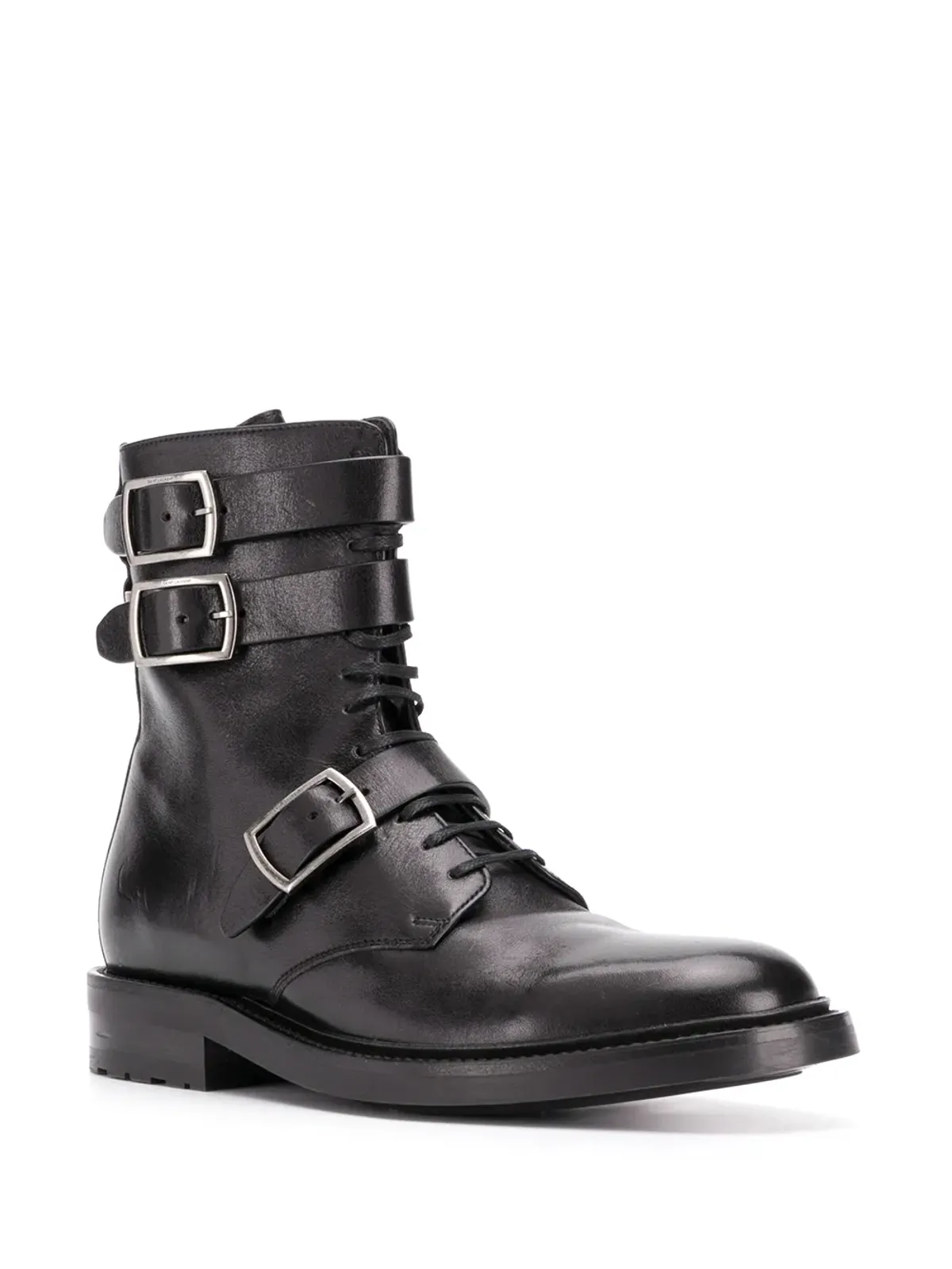 Saint Laurent アーミー バイカー ブーツ - 画像2