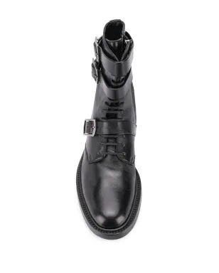 Saint Laurent アーミー バイカー ブーツ - サムネイル4