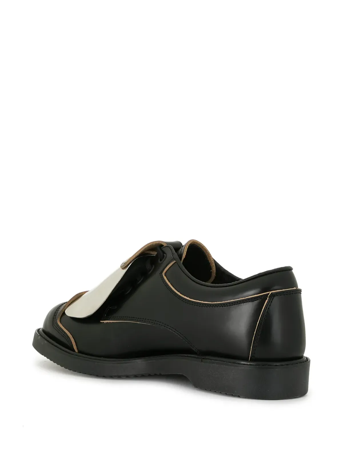 Comme des Garçons Homme Plus コントラストパネル レースアップシューズ - 画像3