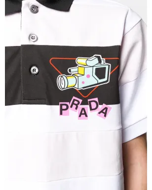 Prada ストライプ柄ポロシャツ - サムネイル5