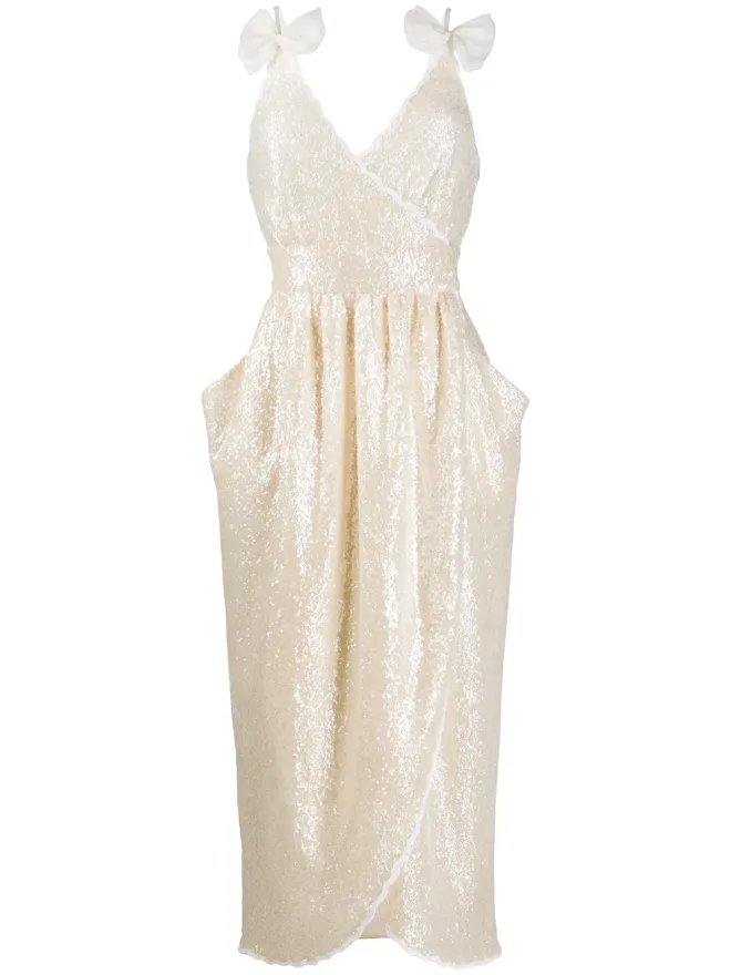 Philosophy Di Lorenzo Serafini Philosophy Di Lorenzo Serafini スパンコール付きミディドレスの商品画像