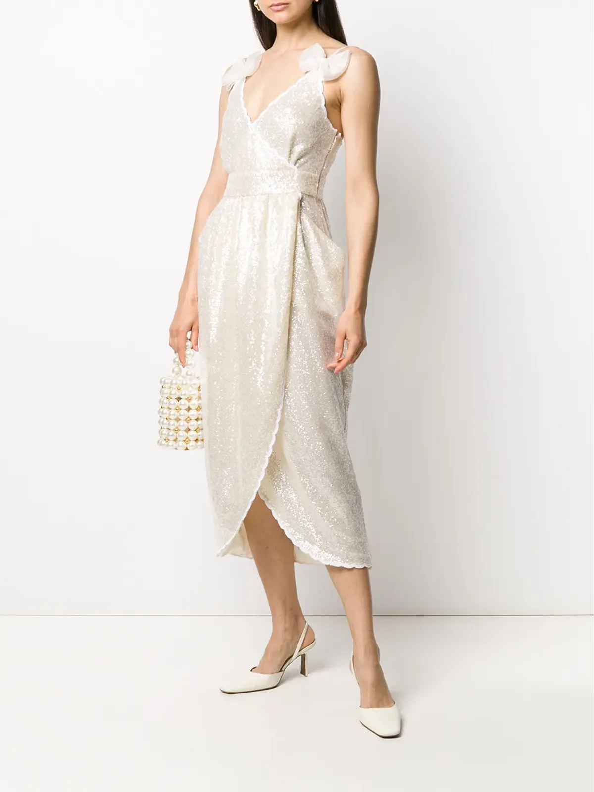 Philosophy Di Lorenzo Serafini スパンコール付きミディドレス - 画像2