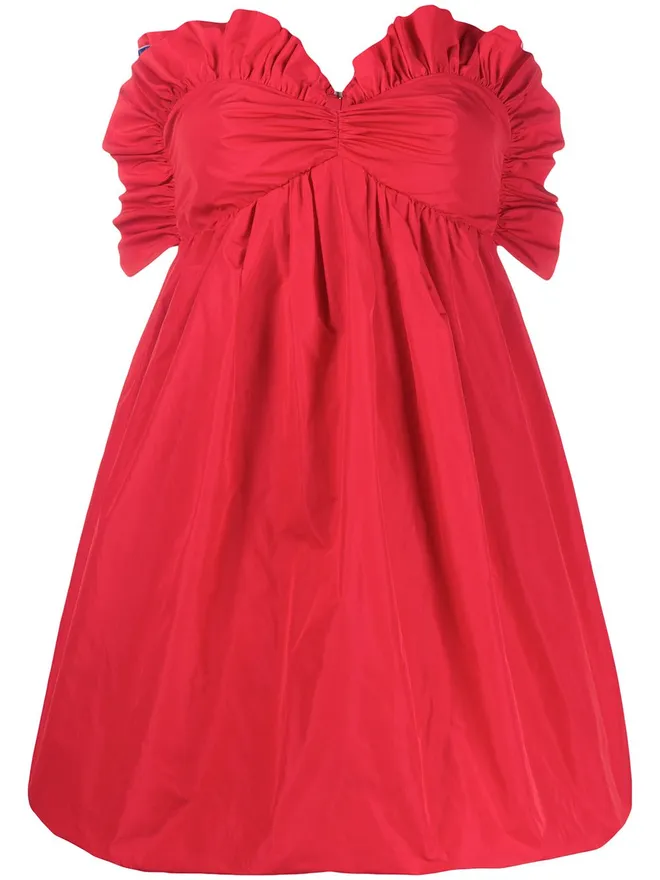 Philosophy Di Lorenzo Serafini Philosophy Di Lorenzo Serafini フリル付きスウィートハートミニドレスの商品画像