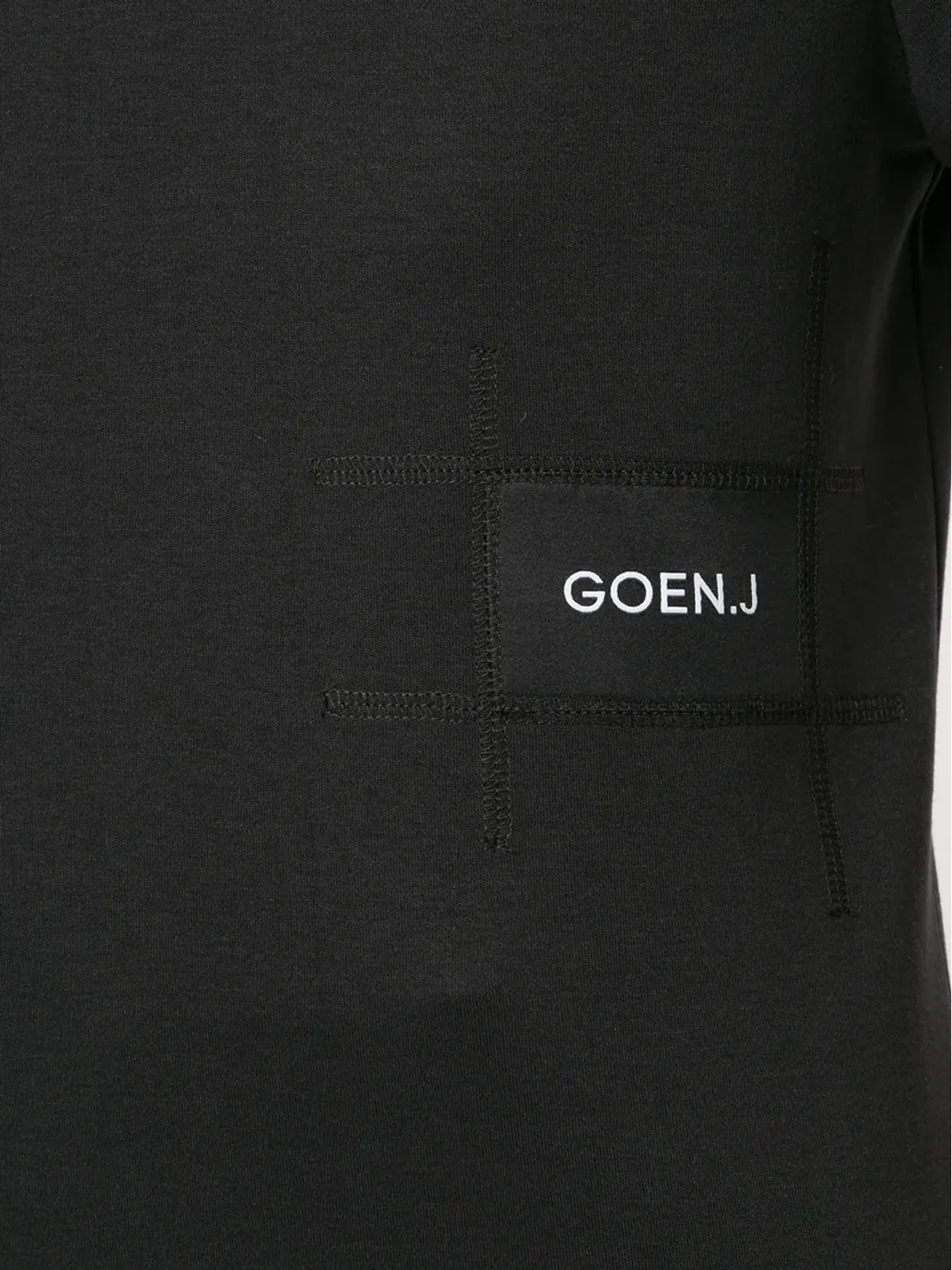 Goen.J ロゴパッチTシャツ - 画像5