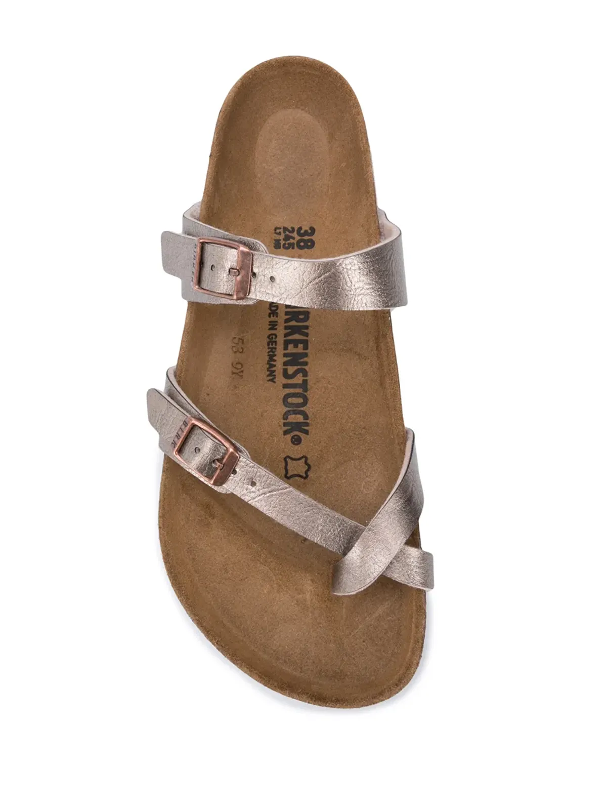 Birkenstock Mayari Birko-Florサンダル - ゴールド - 画像4