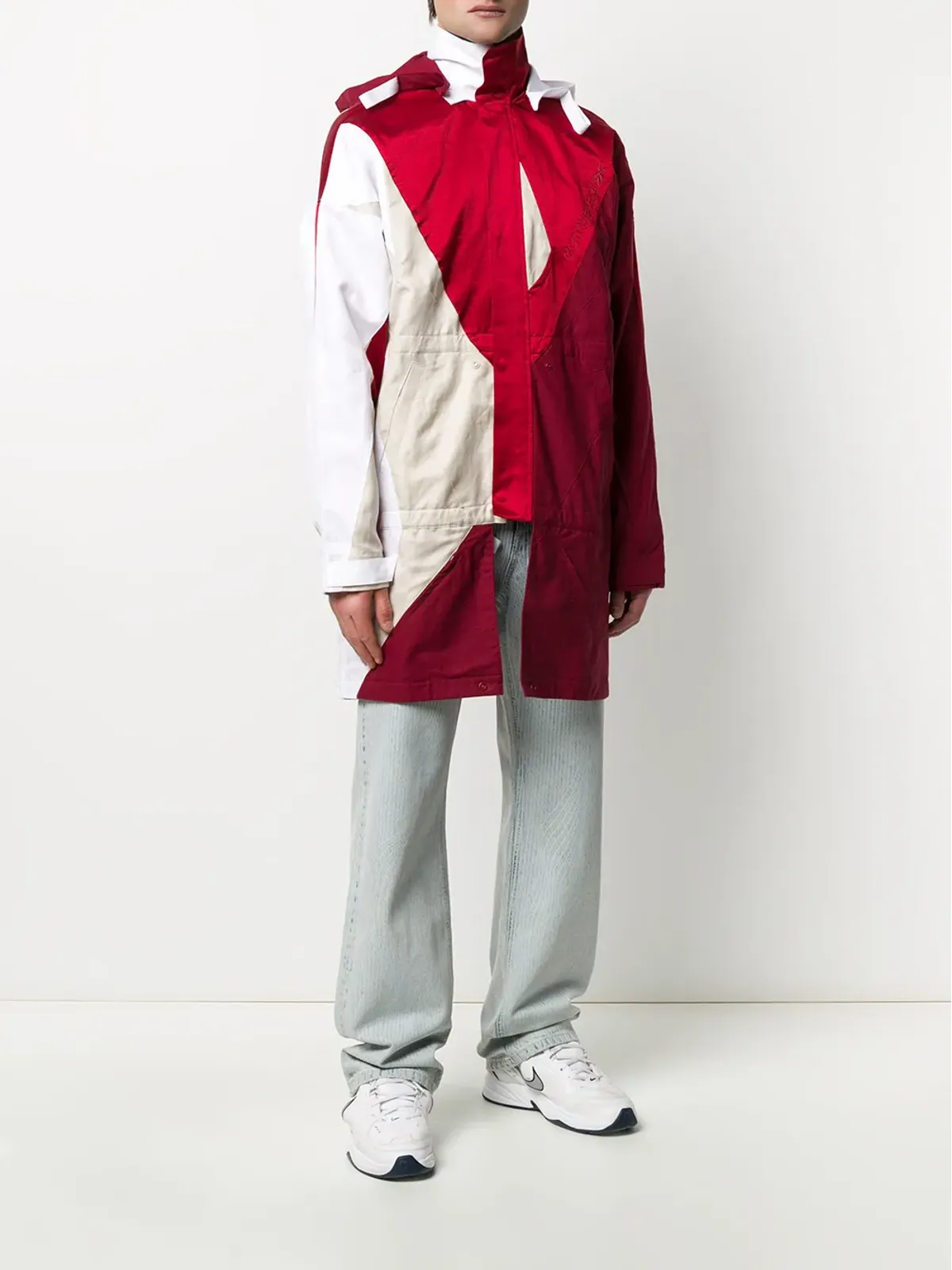 Reebok colour block raincoat - Red - 画像3