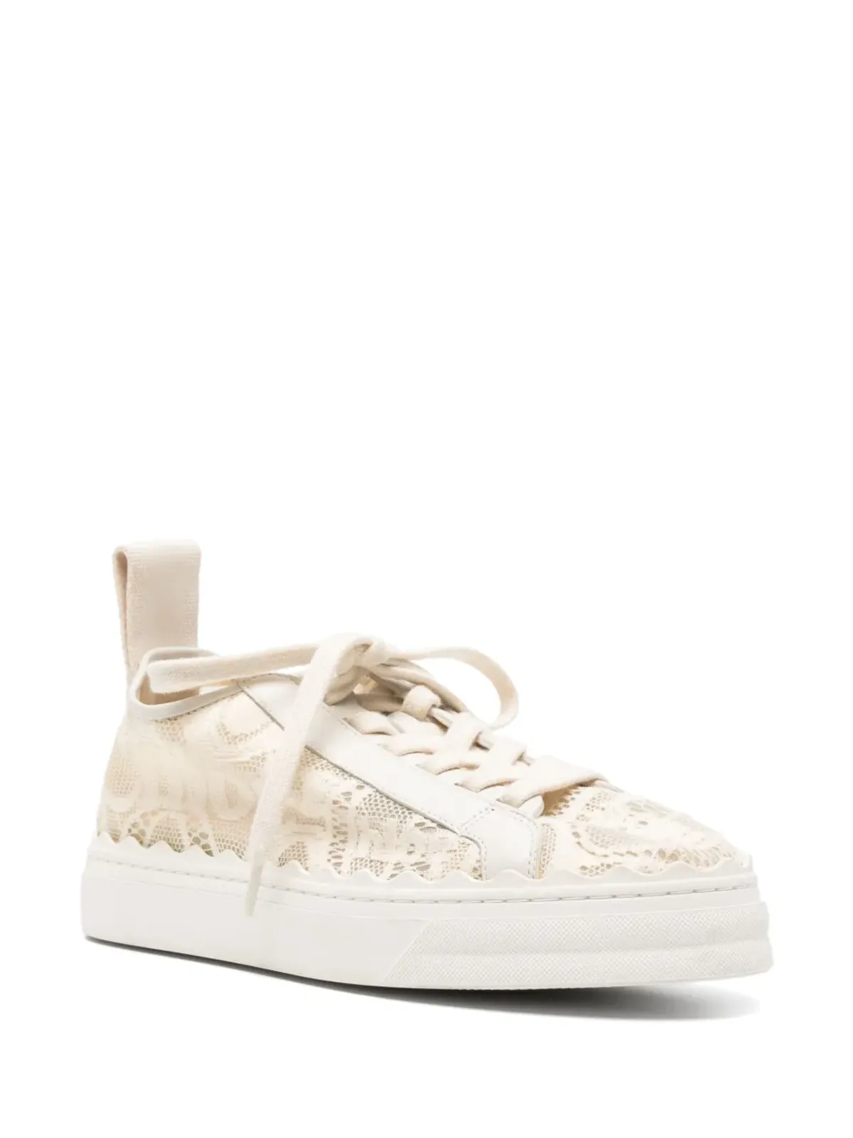 Chloé ローラン レースディテール スニーカー - 画像2