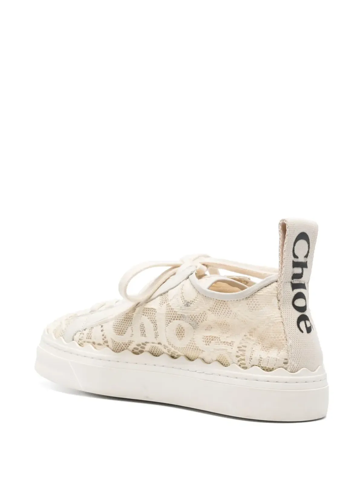 Chloé ローラン レースディテール スニーカー - 画像3