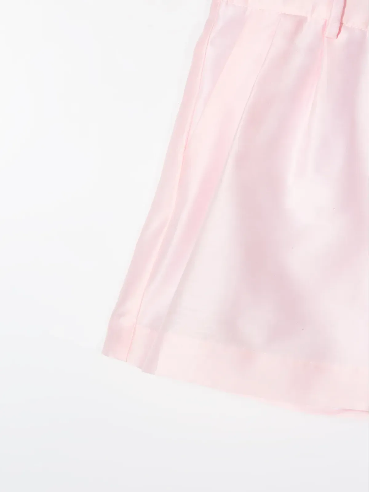 Simonetta プリーツディテール ハイウエストショートパンツ - 画像3