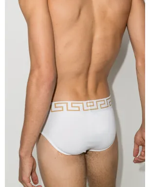 Versace Greca border briefs (set of two) - White - サムネイル3