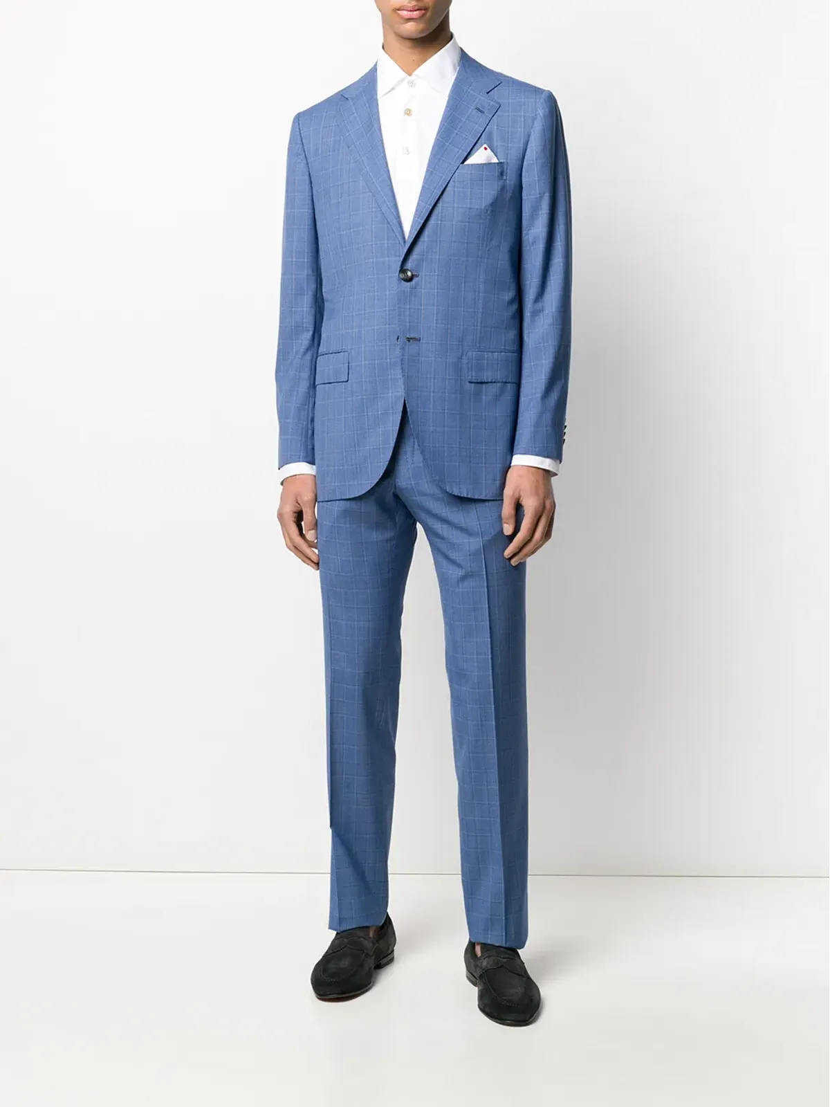 Kiton ストレッチフィット ポロシャツ - 画像2