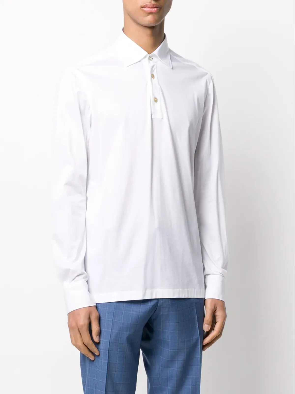 Kiton ストレッチフィット ポロシャツ - 画像3