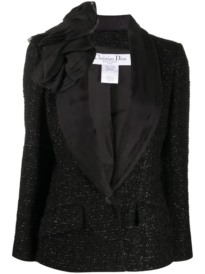 Christian Dior Pre-Owned Christian Dior Pre-Owned 2000ブークレジャケット（ブラック）の商品画像