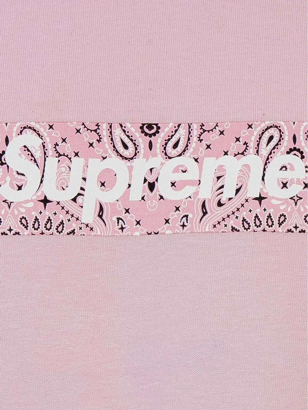 Supreme バンダナボックスロゴ クルーネックTシャツ - 画像3
