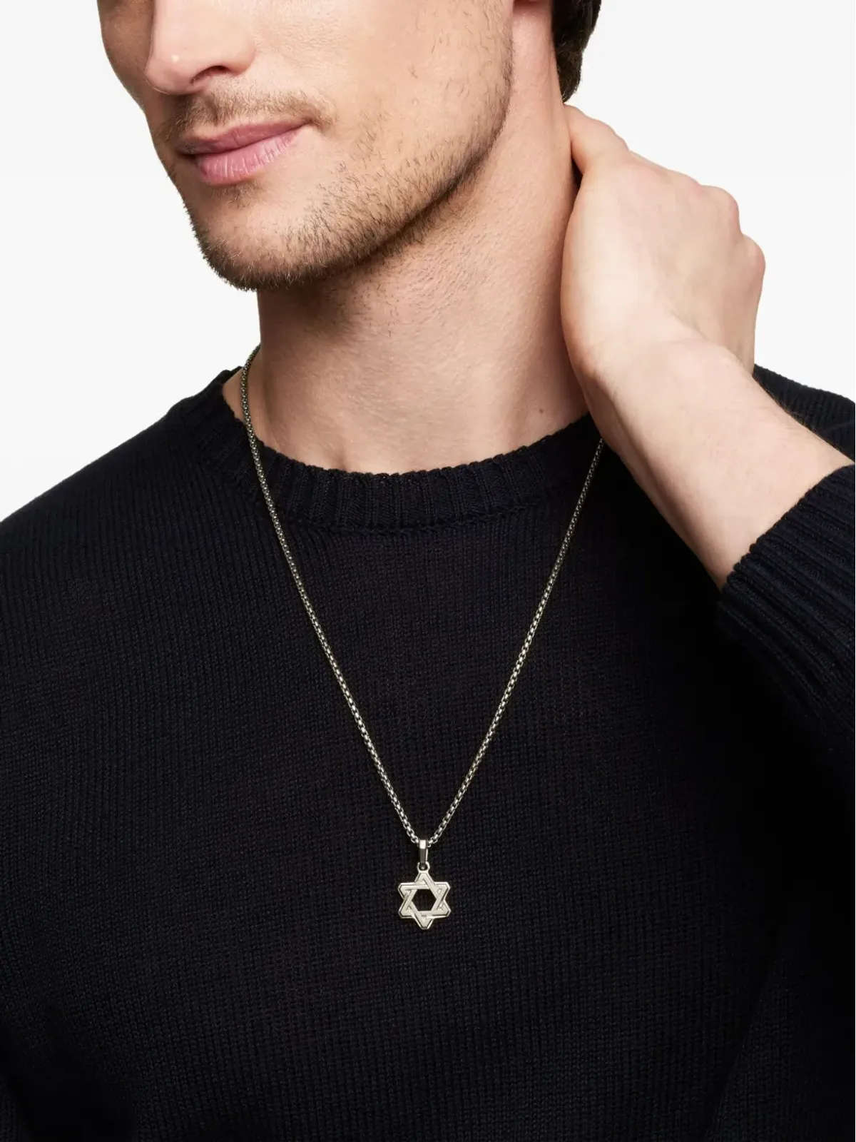 David Yurman デコ スター・オブ・ダビッド ペンダント - 画像3