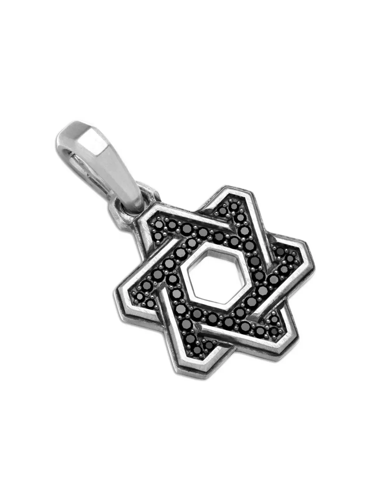 David Yurman デコ・スター・オブ・ダビッド ダイヤモンド ペンダント - 画像5