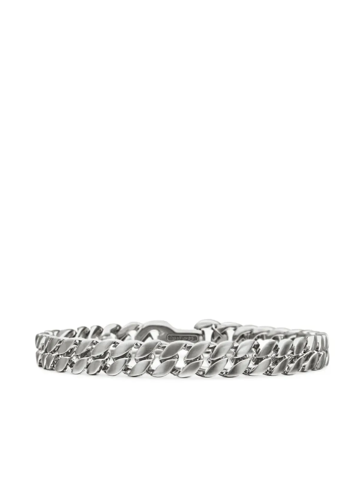 David Yurman スターリングシルバー カーブチェーン ブレスレット - 画像1