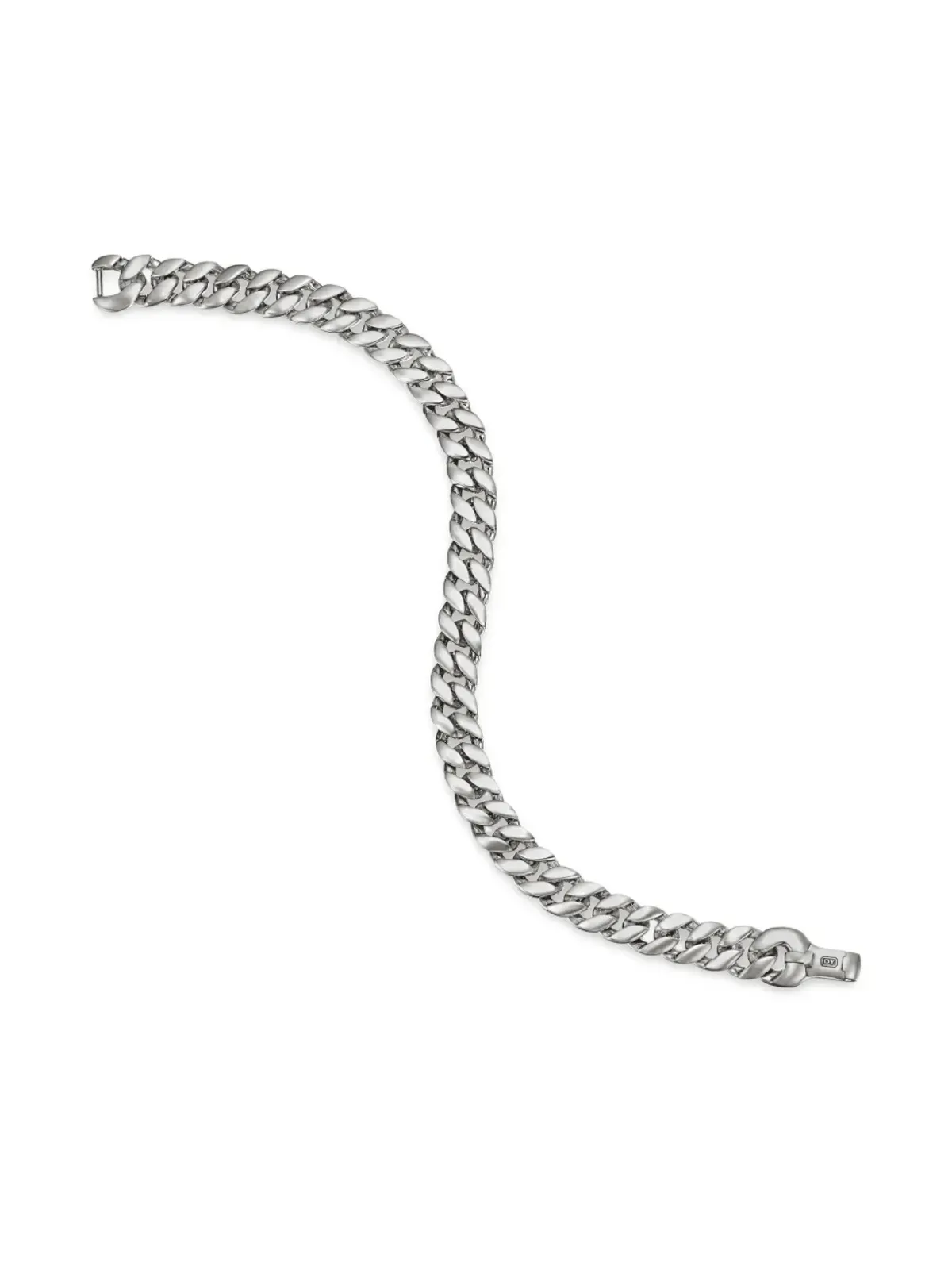 David Yurman スターリングシルバー カーブチェーン ブレスレット - 画像5
