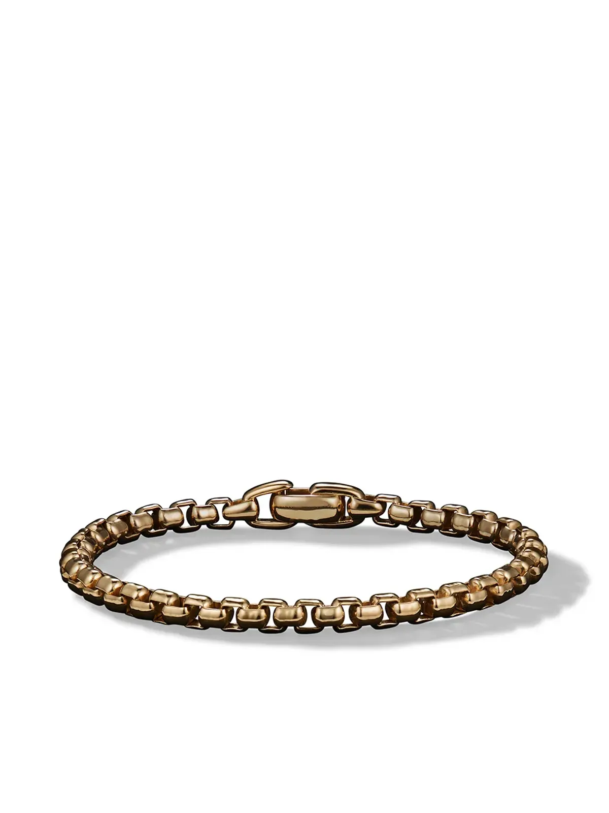 David Yurman 18K イエローゴールド ボックスチェーン ブレスレット - 画像1