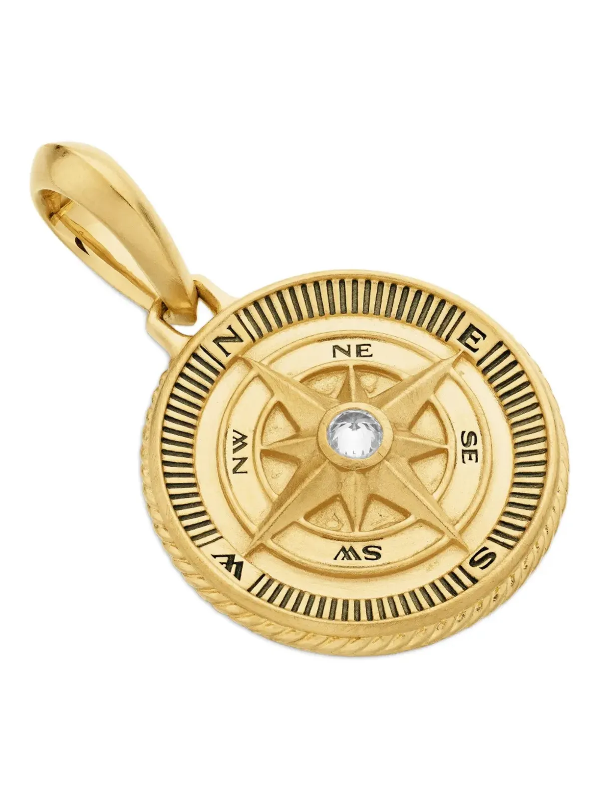 David Yurman 18kt イエローゴールド マリタイム コンパス ダイヤモンド アミュレット - 画像5