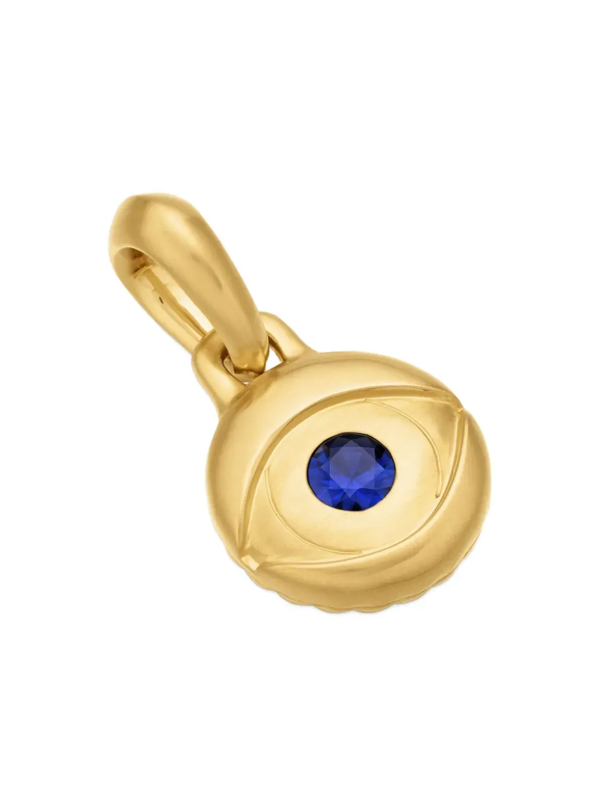 David Yurman 18kt イエローゴールド イービルアイ・サファイア・アミュレット - 画像5