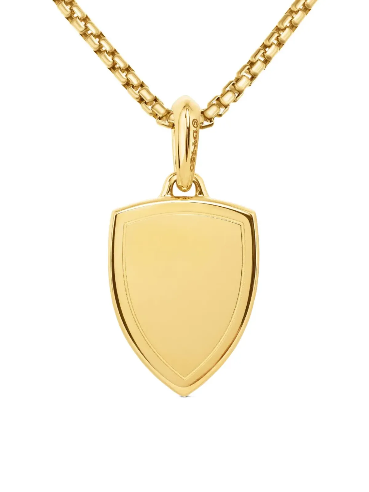 David Yurman 18kt Yellow Gold 聖ミカエル・アミュレット - 画像4