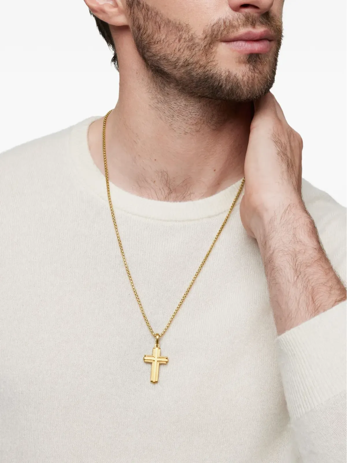 David Yurman デコ クロス ペンダント - 画像3