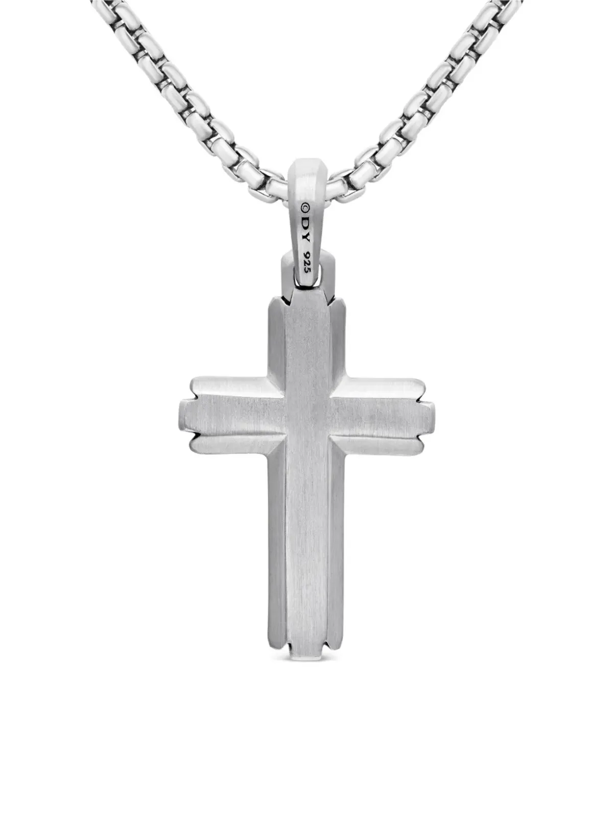 David Yurman デコ クロス ダイヤモンド ペンダント - 画像4