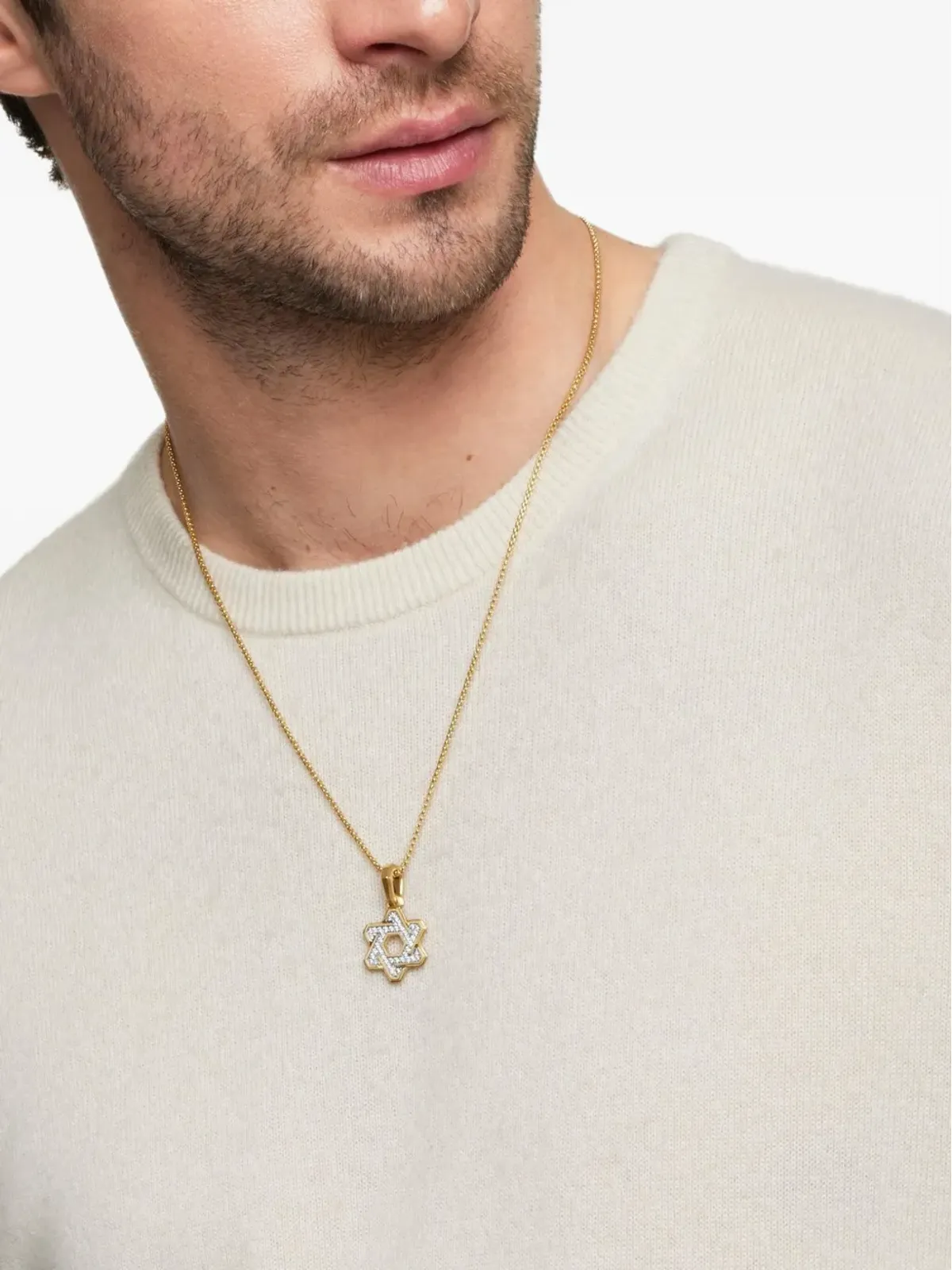 David Yurman デコ・スター・オブ・ダビデ ダイヤモンド ペンダント - 画像2