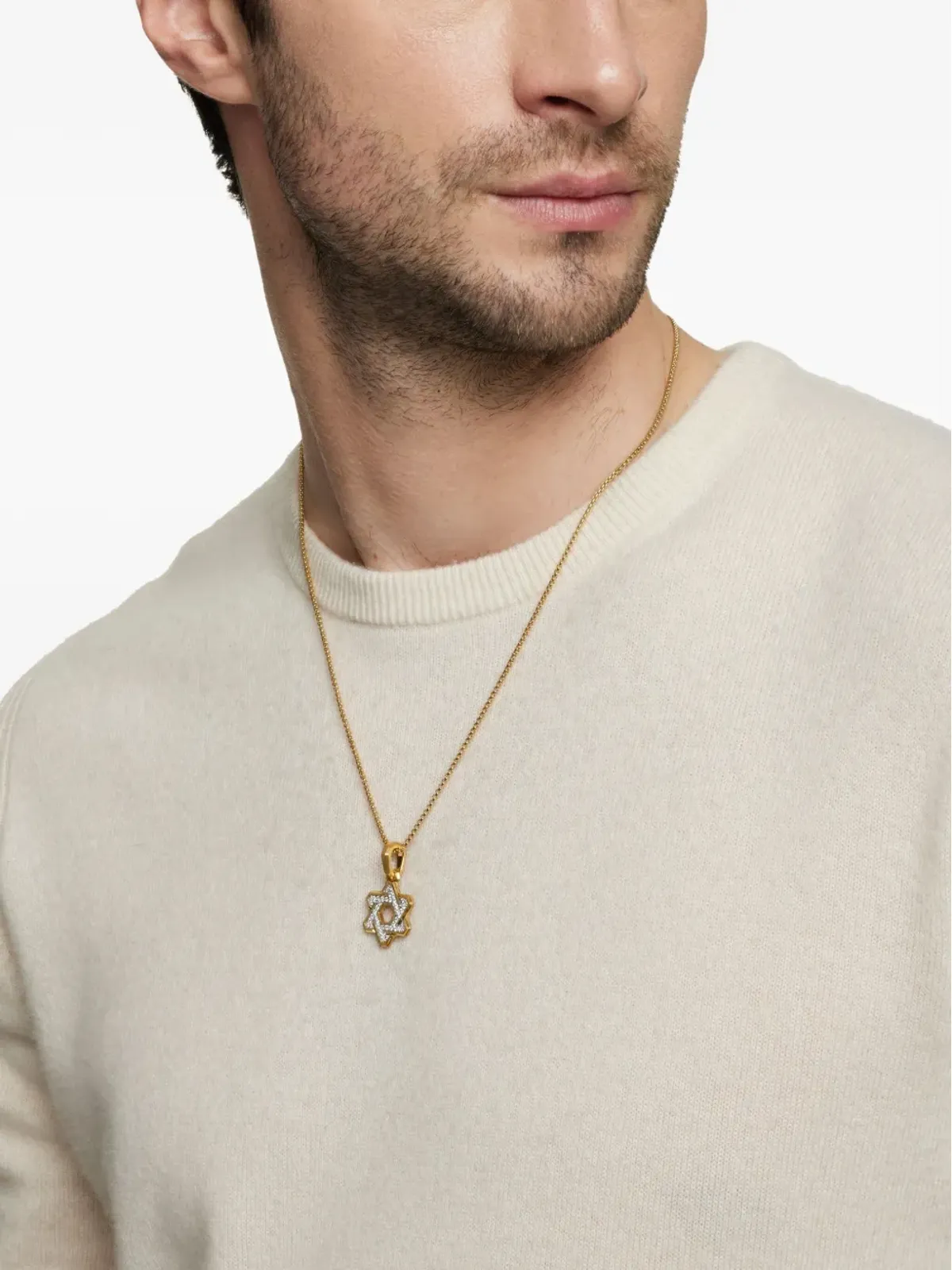David Yurman デコ・スター・オブ・ダビデ ダイヤモンド ペンダント - 画像3