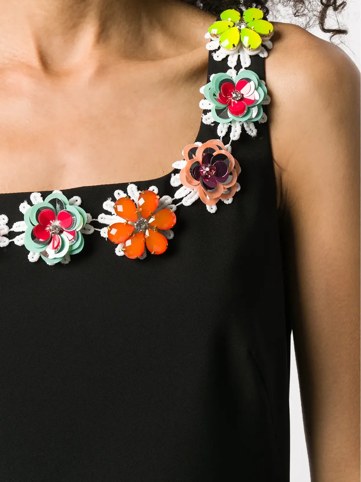 Boutique Moschino 刺繍花柄ドレス - 画像5