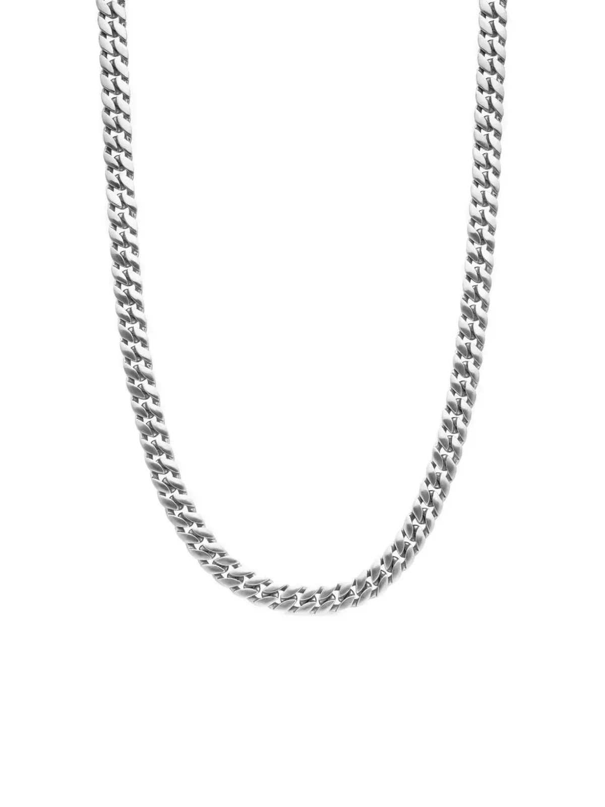 David Yurman スターリングシルバー カーブチェーン ネックレス - 画像3