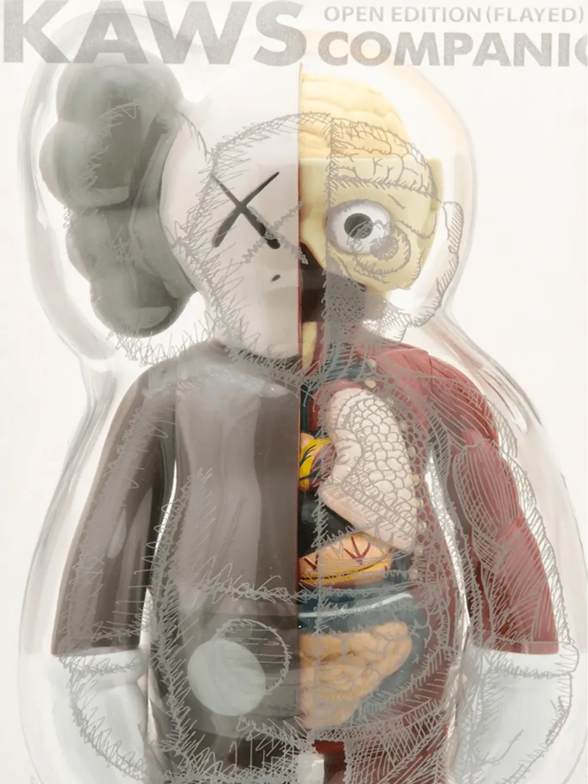 KAWS Kaws Companion フィギュア - Brown - 画像2