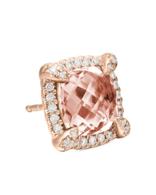 David Yurman チャテレイン モルガネイトとダイヤモンド スタッドピアス - サムネイル5
