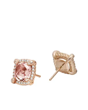 David Yurman チャテレイン モルガネイトとダイヤモンド スタッドピアス - サムネイル4