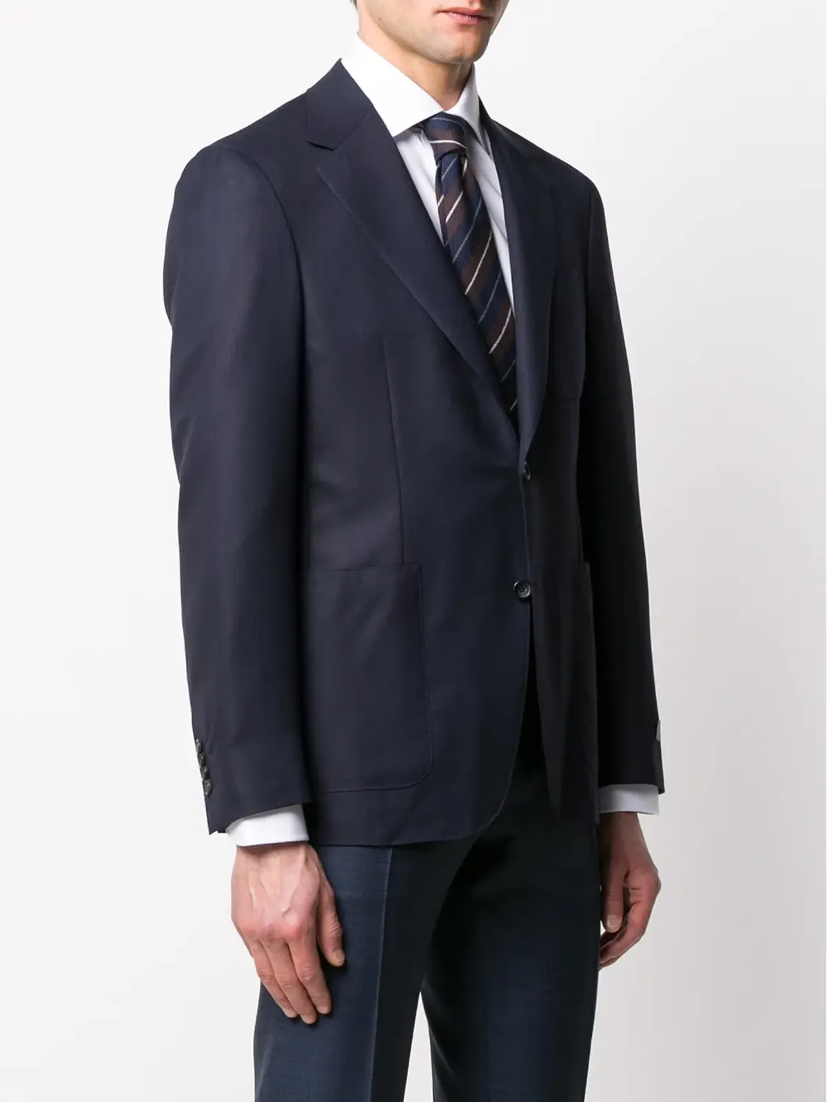 Canali フィットしたフォーマルブレザー - 画像3