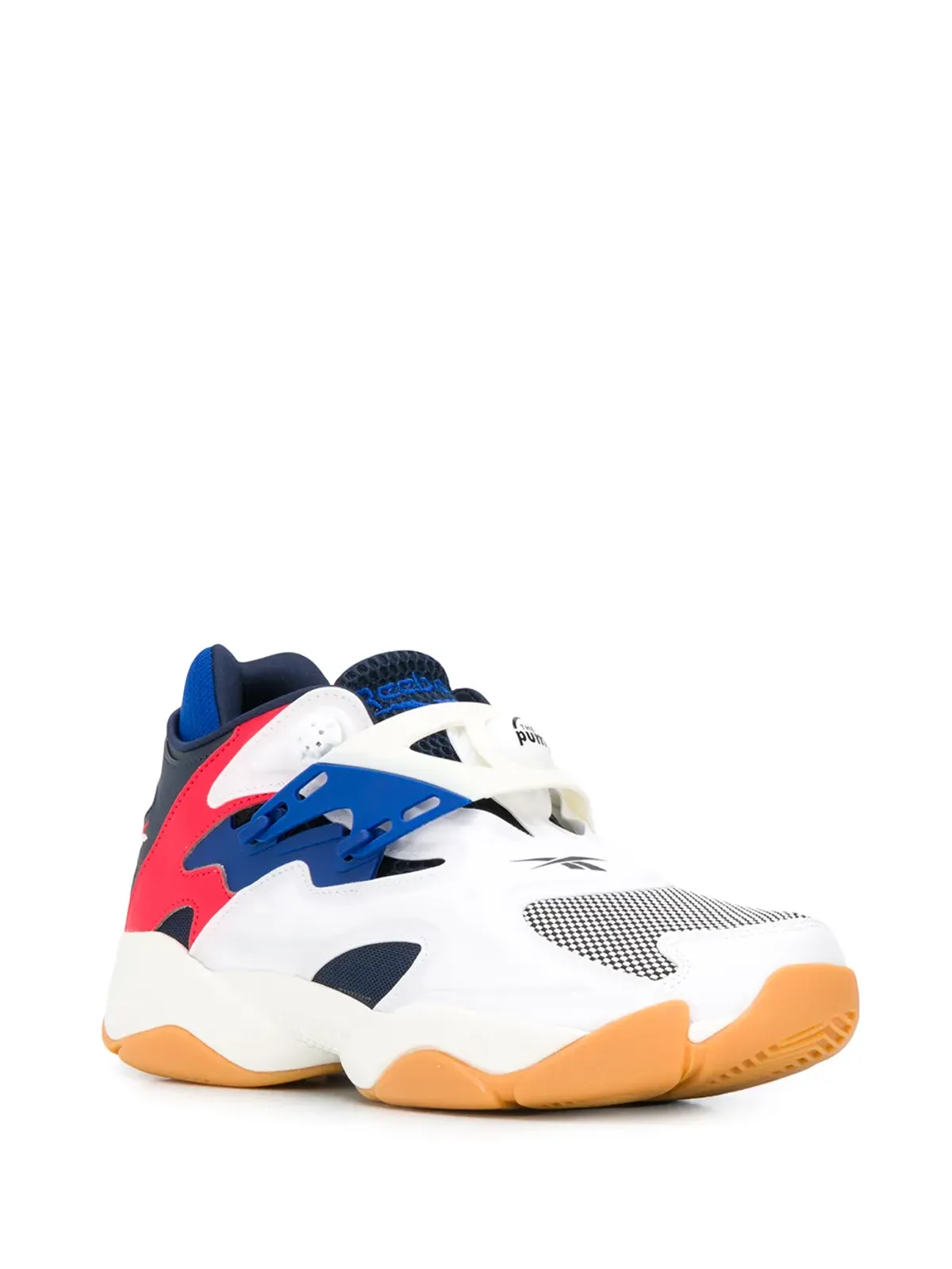 Reebok Pump Court コントラストパネルスニーカー - 画像2