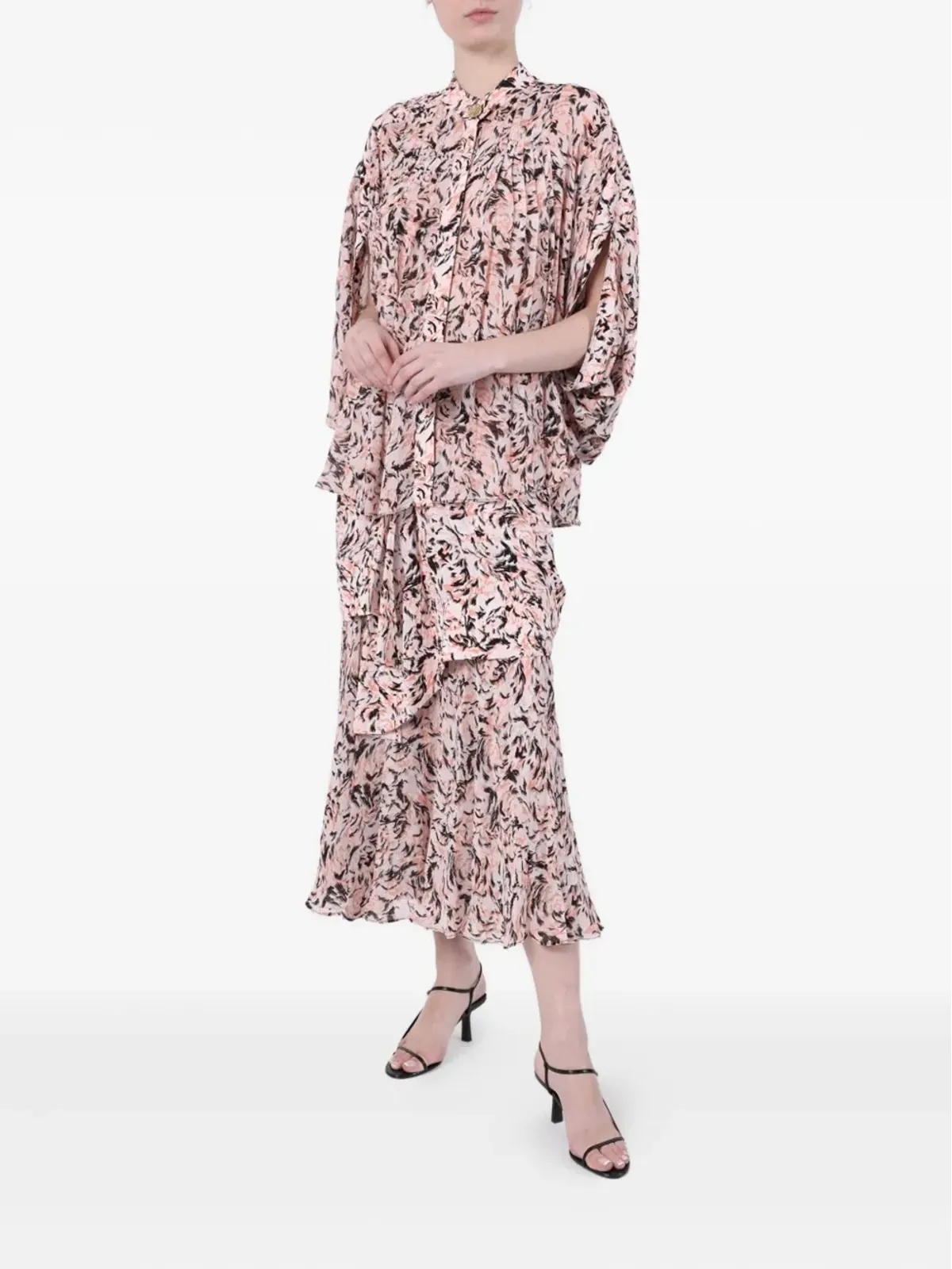 Proenza Schouler プリント柄半袖ブラウス - 画像2