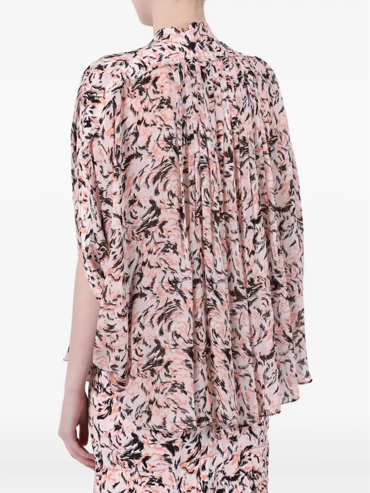 Proenza Schouler プリント柄半袖ブラウス - 画像4