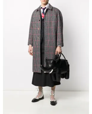 Thom Browne エレファント・シボ革 トートバッグ - ブラック - サムネイル2