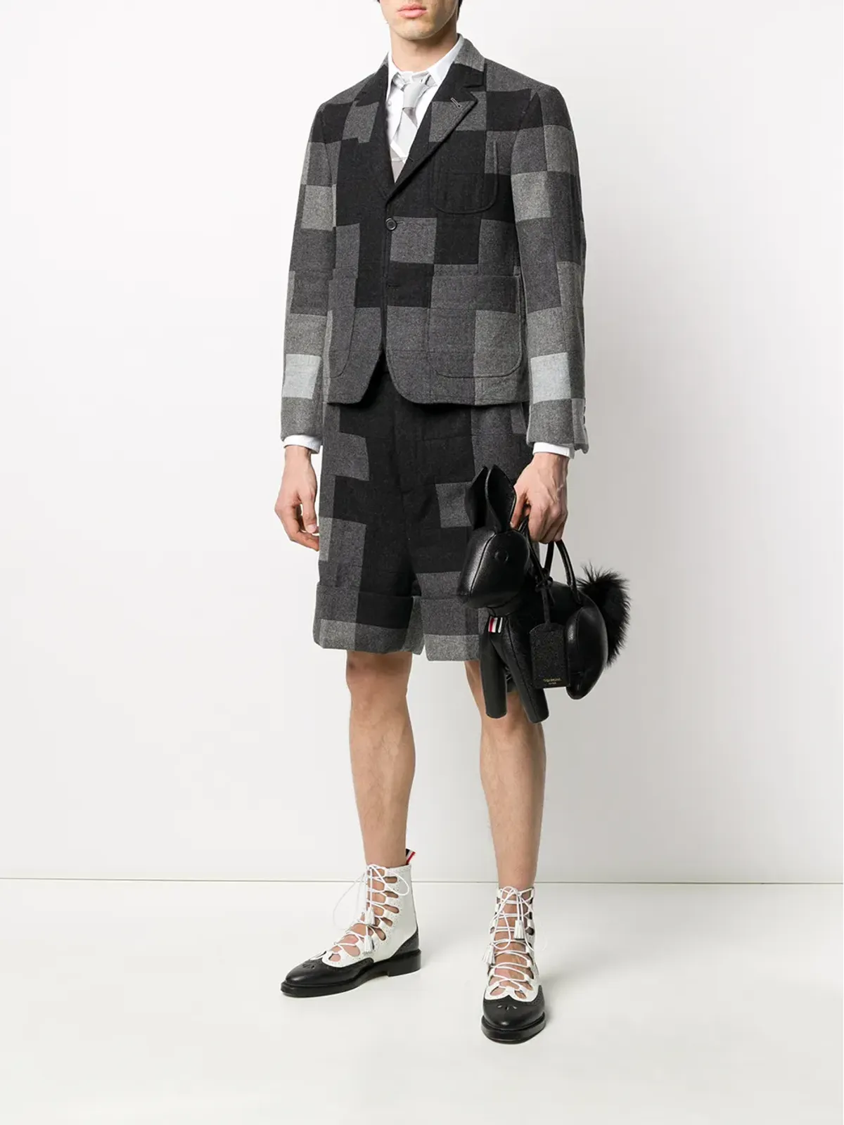 Thom Browne ラビット・ペブルド・バッグ - 画像2