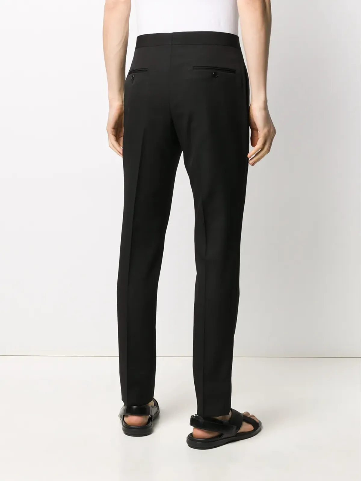 Saint Laurent サイドストライプ テーラードパンツ - 画像4
