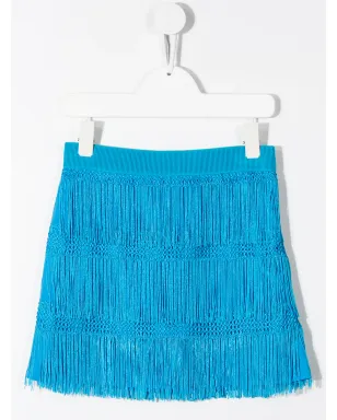 Alberta Ferretti Kids フリンジディテールスカート - サムネイル2